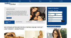 Desktop Screenshot of datingsimilar.com